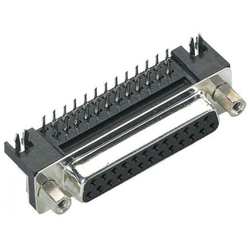 HARTING Konektor D-Sub, řada: D-Sub, počet kontaktů: 9, orientace těla: Pravý úhel, Průchozí otvor Vnitřní, D-SUB,
