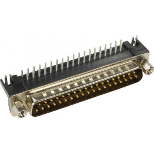 Konektor D-Sub, řada: D-sub, počet kontaktů: 9, orientace těla: Zkosený, Montáž na plošný spoj, rozteč: 2.77 mm, 2.84