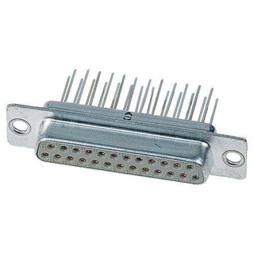 HARTING Konektor D-Sub, řada: D-Sub, počet kontaktů: 9, orientace těla: Rovný, Průchozí otvor Vnitřní, D-SUB, 1000 V,