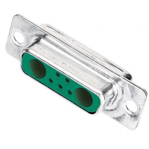 HARTING Konektor D-Sub, řada: 7W2, počet kontaktů: 7, orientace těla: Rovný 2.84 mm, Montáž do panelu Vnitřní, D-SUB,