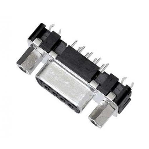 HARTING Konektor D-Sub, řada: D-Sub, počet kontaktů: 9, orientace těla: Rovný, Průchozí otvor Vnitřní, D-SUB, 1000 V,