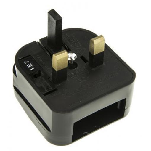 PowerConnections Konvertor pro napájecí konektor USA, Čína, Japonsko, Konverzní zástrčka Velká Británie 10A