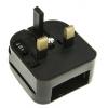 PowerConnections Konvertor pro napájecí konektor USA, Čína, Japonsko, Konverzní zástrčka Velká Británie 10A