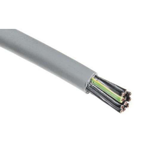 Ovládací kabel 12žilový plocha průřezu 1 mm² 17 AWG, 500V Nestíněný Bez halogenů plášť, Šedá, vnější průměr: 10.6 mm