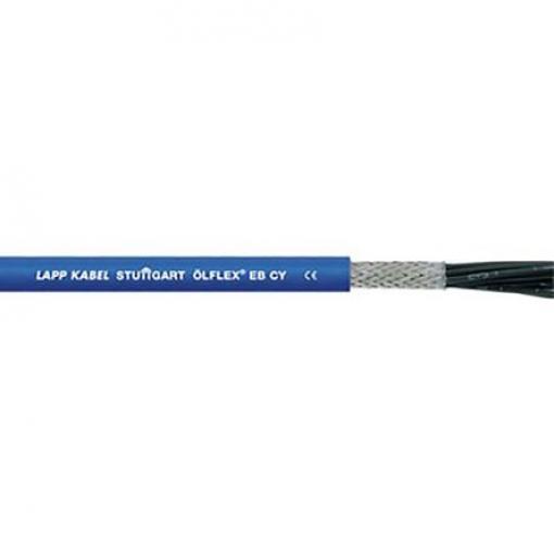 Ovládací kabel 5žilový plocha průřezu 0.75 mm² 18 AWG, 500V Stíněný Polyvinylchlorid plášť, Modrá, vnější průměr: 7.7 mm
