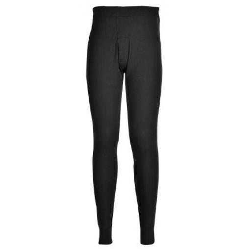 RS PRO, Černá, Bavlna, Polyester Zateplené podvlíkačky, SC: S