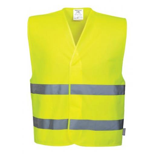 Portwest Žlutá Polyester Reflexní vesta S/M
