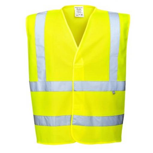Portwest Žlutá Polyester, Uhlíkové vlákno Reflexní vesta 2XL/3XL