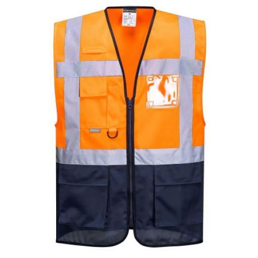 Portwest Oranžová Polyester Reflexní vesta 2XL