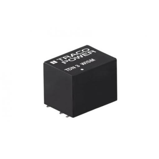 TRACOPOWER Měnič DC/DC TDN 3WISM, výstup: 12 V dc 1.6 kV dc, Vin 75V dc 250 mA, Vin 18V 3 W -40 °C 70 °C Povrch