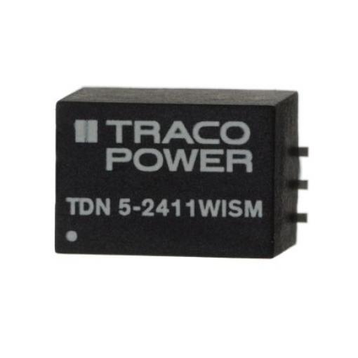 TRACOPOWER Měnič DC/DC TDN 5WISM, výstup: 5 V dc 1.6 kV dc, Vin 36V dc 1 A, Vin 9V 5 W -40 °C 75 °C Povrch