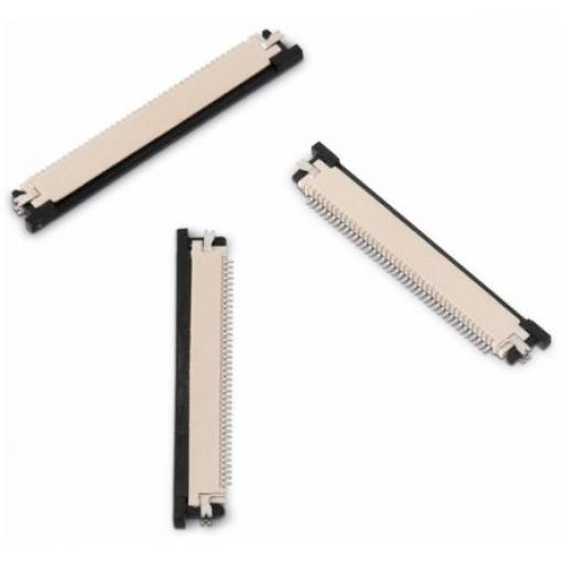 Konektor FPC, řada: WR-FPC, počet kontaktů: 32, počet řad: 1, rozteč: 0.5mm, orientace těla: Horizontální, Povrchová