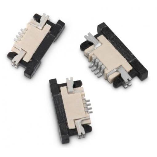 Wurth Elektronik Konektor FPC, řada: WR-FPC, počet kontaktů: 8, počet řad: 1, rozteč: 0.5 mm Vnitřní, orientace těla: