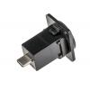 RS PRO Konektor USB, řada: CP30211MB, počet portů: 2portový, orientace těla: Rovný USB typu C, Panel
