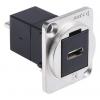 RS PRO Konektor USB, řada: CP30211M, počet portů: 1portový, orientace těla: Rovný USB typu C, 30 V, Panel