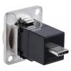 RS PRO Konektor USB, řada: CP30211M, počet portů: 1portový, orientace těla: Rovný USB typu C, 30 V, Panel