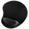 Podložky pod myš a zápěstí, Černá Polyuretanový elastomer, Paměťová pěna, Lycra, Styren-butadienová pryž 21 mm x 215 mm