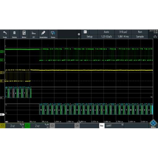 Software pro osciloskopy RTB-K2, pro použití s: Digitální osciloskop RTB2000 Rohde & Schwarz