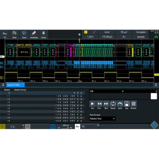 Software pro osciloskopy RTB-K15, pro použití s: Digitální osciloskop RTB2000 Rohde & Schwarz