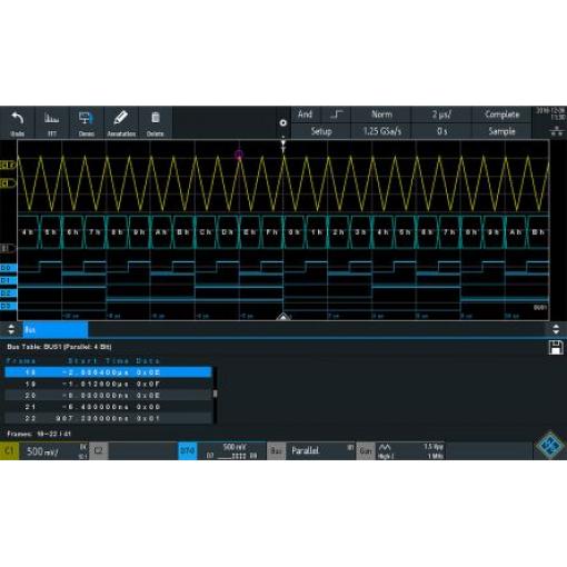 Software pro osciloskop RTB-B1, pro použití s: Digitální osciloskop RTB2000 Rohde & Schwarz