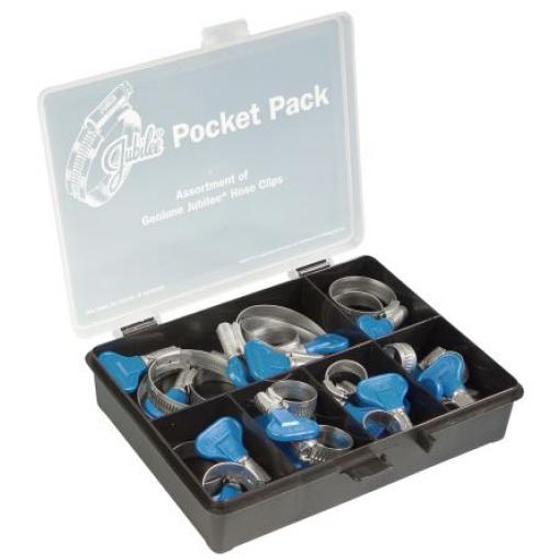 Sada spon tvaru P, počet kusů: 22, Měkká ocel Jubilee 9.5 mm 50 mm