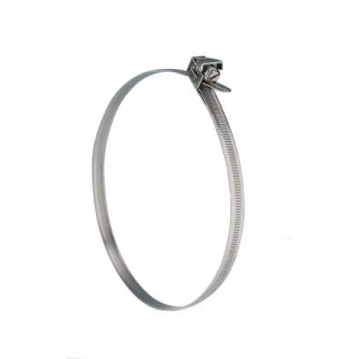 Hadicová a stahovací spona CAS330SS Popruh pro rychlé uvolnění, Nerezová ocel S šestihranným otvorem Jubilee 330 mm