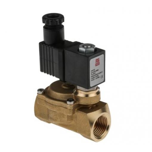 Elektromagnetický ventil 2portový NC 24 V dc RS PRO