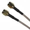 Koaxiální kabel, řada: SMA RG316, Černá 610 mm 50 Ω Amphenol RF S koncovkou