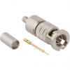 Konektor BNC, řada: HD-BNC, Samec, 75Ωpřímý, Kabelová montáž izolace krimpováním, přepážka: Ne, 3GHz +165°C -65°C, typ