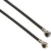 Koaxiální kabel, řada: AMC, Černá Vnější Polybutylentereftalát, A: Pravoúhlý Vnější, B: UFL 300 mm Amphenol RF
