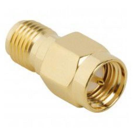 Amphenol RF Adaptér RF, orientace těla: Rovný, 50 Ω, 18GHz Vnitřní, typ kabelu: Koaxiální Vnější, obklad těla: Zlatá,