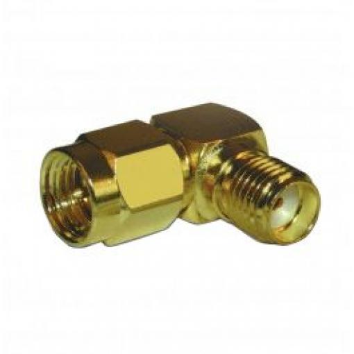 Amphenol RF Koaxiální konektor, řada: SMA Vnitřní, 50 Ω, orientace těla: Pravý úhel, Kabel Konektor SMA Pájecí, 18GHz