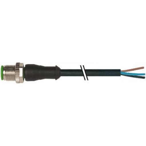 Napájecí kabel, A: Vnější, A: M12, Rovný 4, B: Bez koncovky, 63V ac/dc, IP65, IP67, řada: T-Coded Murrelektronik Limited