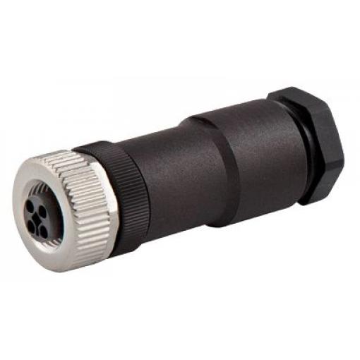 Kulatý konektor, počet kontaktů: 4, velikost: M12 Murrelektronik Limited, pohlaví kontaktu: Vnitřní, orientace těla: