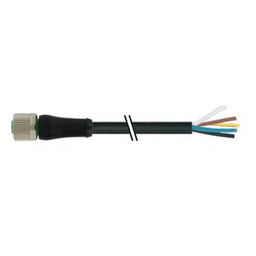 Napájecí kabel, A: Vnitřní, A: M12, Rovný 5, B: Bez koncovky, 63V ac/dc, IP65, IP67, řada: L-Coded Murrelektronik