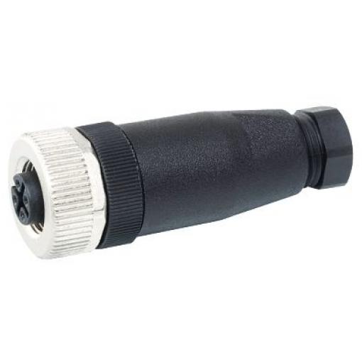 Kulatý konektor, počet kontaktů: 4, Kabel, velikost: M12 Murrelektronik Limited, pohlaví kontaktu: Vnější, orientace