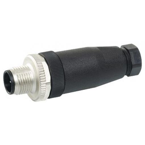 Kulatý konektor, počet kontaktů: 4, Kabel, velikost: M12 Murrelektronik Limited, pohlaví kontaktu: Vnější, orientace