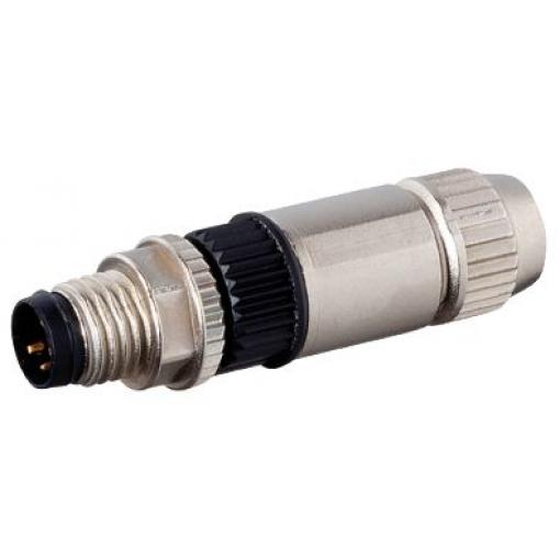 Kulatý konektor, počet kontaktů: 4, Kabel, velikost: M8 Murrelektronik Limited, pohlaví kontaktu: Vnitřní, orientace