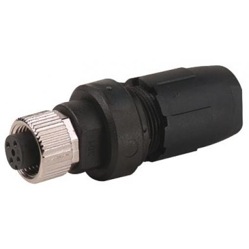 Kulatý konektor, počet kontaktů: 4, Kabel, velikost: M12 Murrelektronik Limited, pohlaví kontaktu: Vnější, orientace