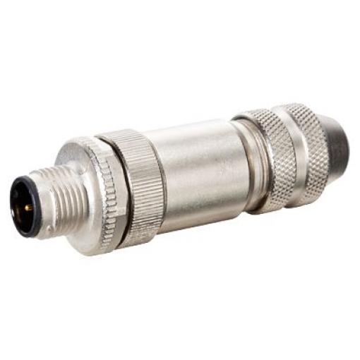 Kulatý konektor, počet kontaktů: 8, Kabel, velikost: M12 Murrelektronik Limited, pohlaví kontaktu: Vnitřní, orientace