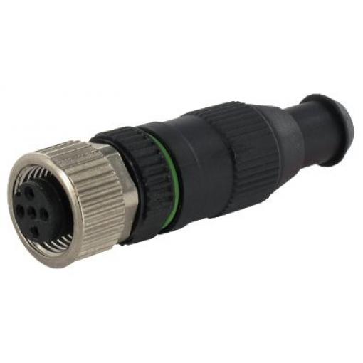 Kulatý konektor, počet kontaktů: 4, Kabel, velikost: M12 Murrelektronik Limited, pohlaví kontaktu: Vnější, orientace
