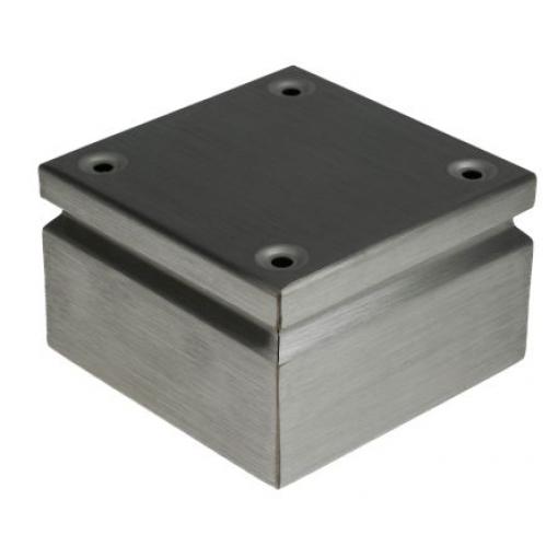 RS PRO Rozvodná skříň Nerezová ocel Šedá 150 mm 150 mm řada TLX IP66 80 mm