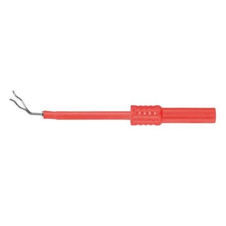 Schutzinger Testovací zásuvka, 4 mm, 600V, 1A, Červená, Vnitřní Pájecí, materiál kontaktu: Ocel, délka: 78 mm, pokovení