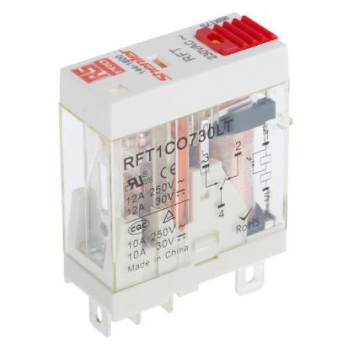 RS PRO Výkonové relé SPDT 12 A 230 V ac RFT