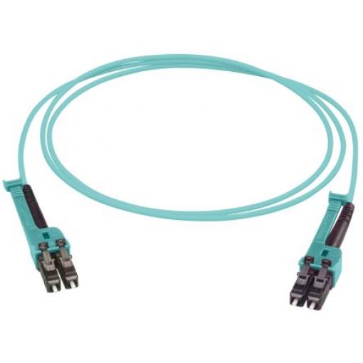 Huber+Suhner Optický kabel LC Nízko dýmivý bezhalogenový plášť, B: LC, Voda