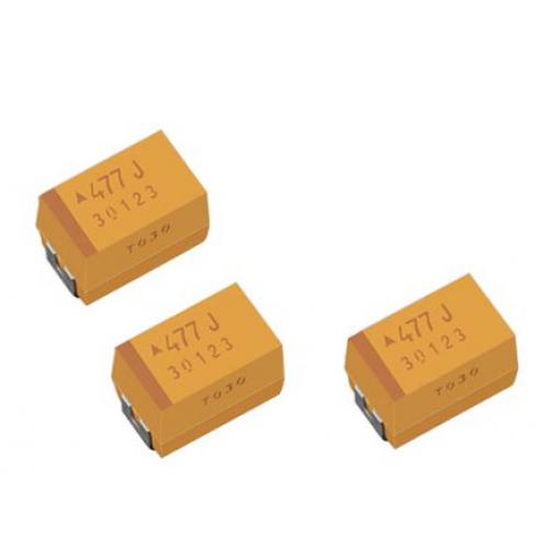 Tantalový kondenzátor, řada: TPM -10 % 330 μF 10 V dc, Povrch Pevné, 2917 ESR 35mΩ 125 °C Elektrolytický KYOCERA AVX