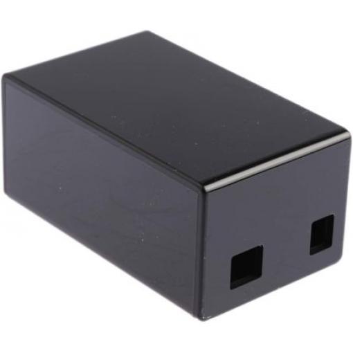 Pouzdro Arduino Polystyren Černá 95 x 57 x 44mm Arduino UNO a ethernetový štít