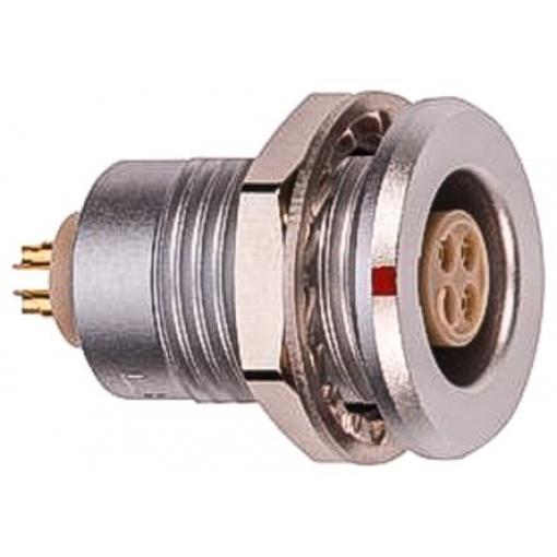 Kulatý konektor, počet kontaktů: 14, Montáž do panelu, velikost: M12 LEMO, pohlaví kontaktu: Vnitřní, orientace těla: