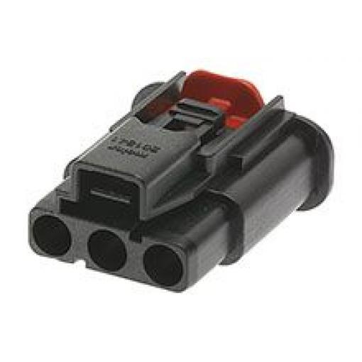 Molex Kompaktní napájecí konektor, řada: 201841, formát pólů: 3, Kabel Krimpovací, 1kV ac/dc 40A, 150 °C, -40 °C