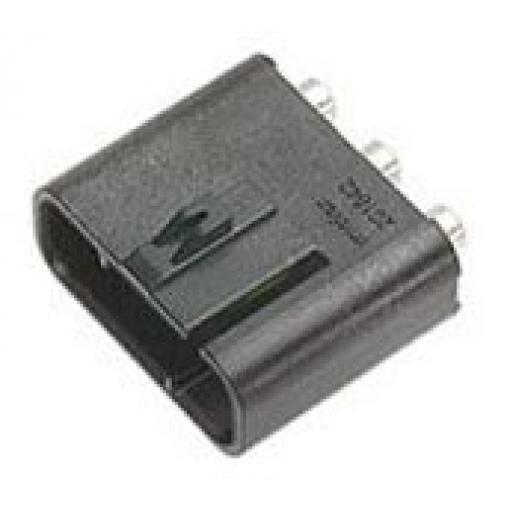 Molex Kompaktní napájecí konektor, řada: 201842, formát pólů: 3, Montáž na plošný spoj Pájecí, 1kV ac/dc 40A, 150 °C,